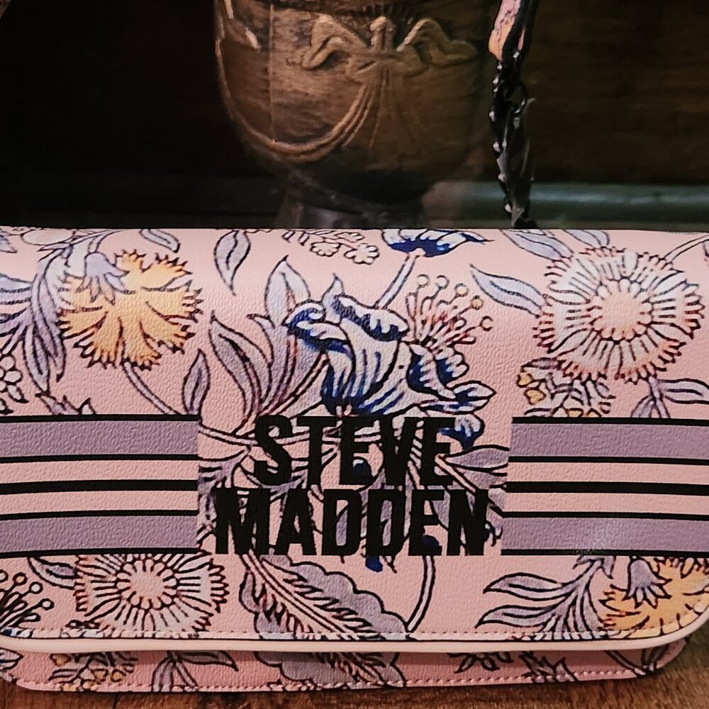 NWT Floral Steve Madden Shoulder/ Crossbody Bag - Picture 2 of 7